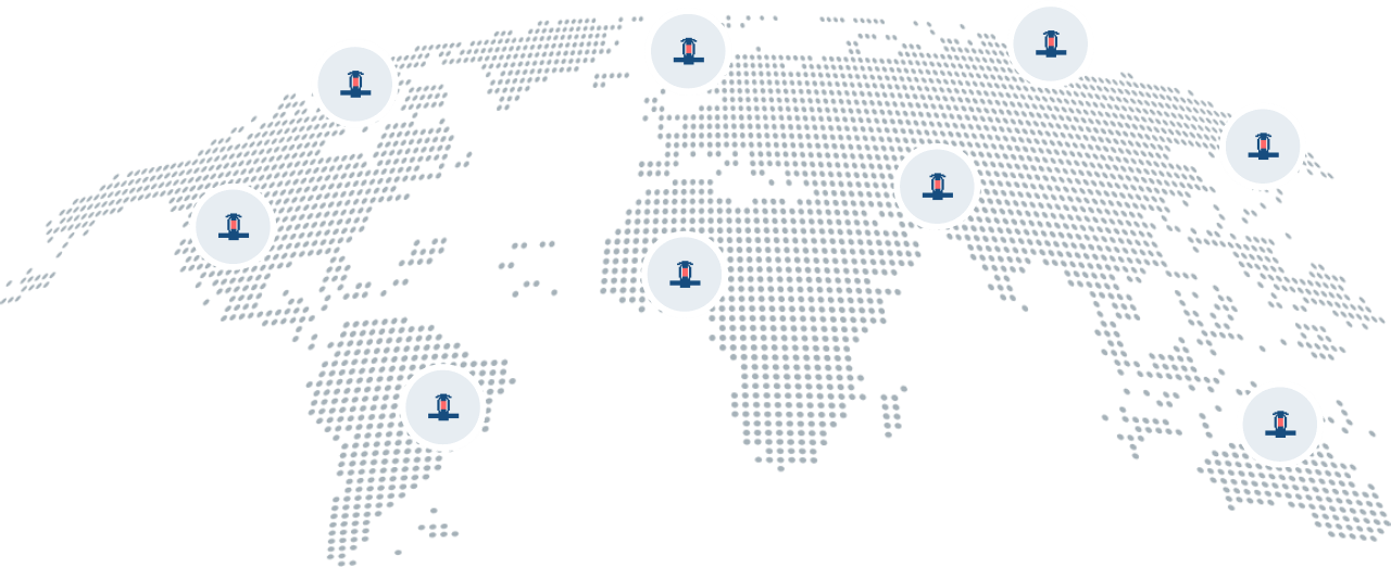 FHC software is used thought the world 